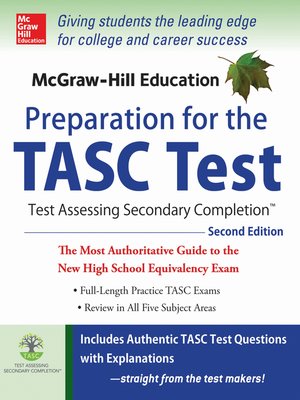 cover image of McGraw-Hill Education Preparation for the TASC Test